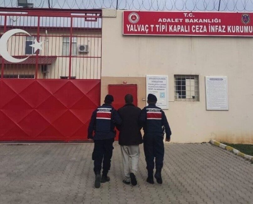 Jandarma ekiplerinin titiz takibi sonucunda Isparta’da yakalanan ve uzun bir