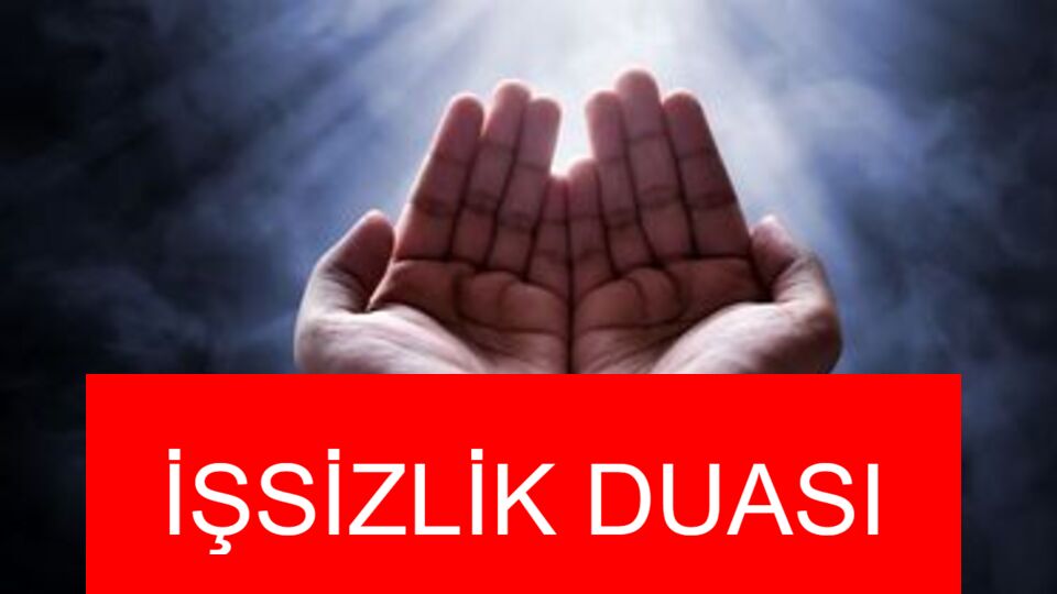 işsizlik için dua