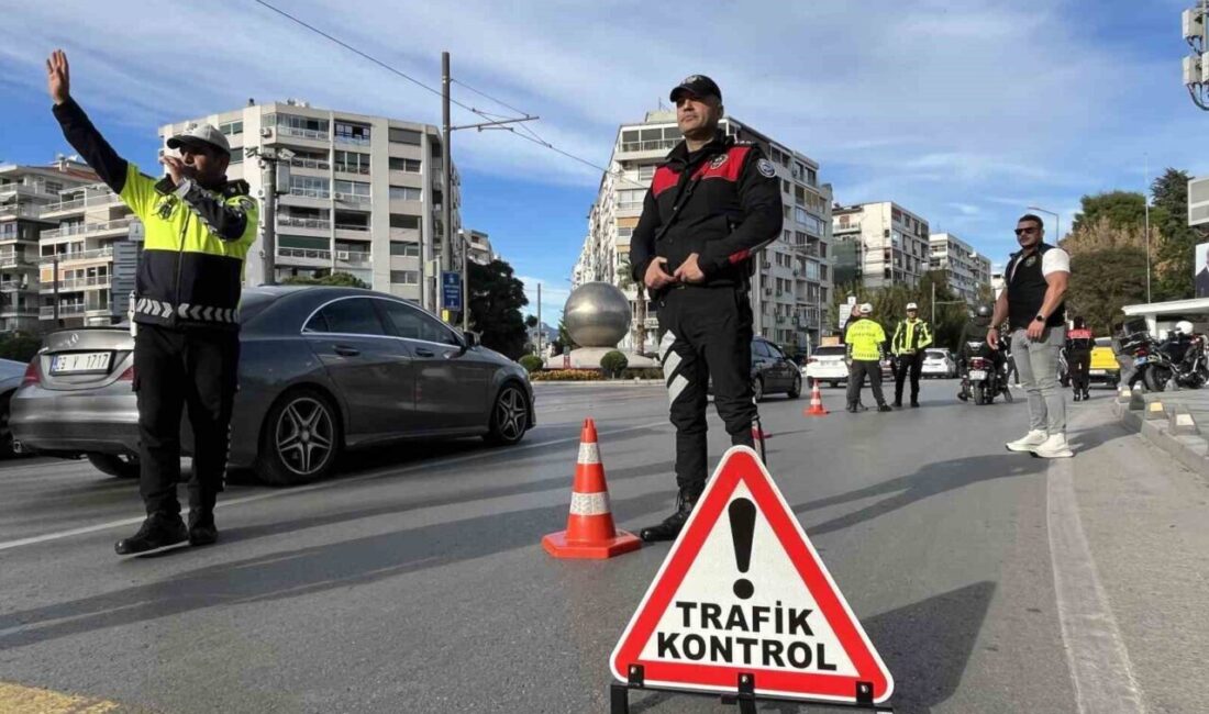 İzmir’in Konak ilçesinde, İl Emniyet Müdürlüğü talimatıyla gerçekleştirilen geniş kapsamlı