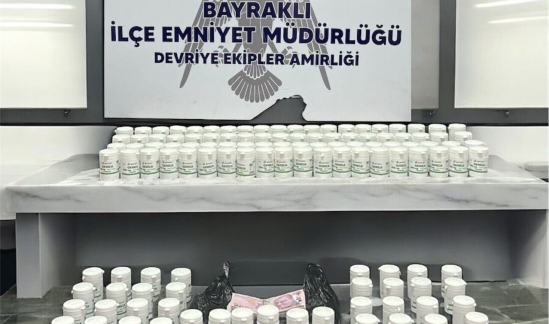 İzmir’in Bayraklı ilçesinde gerçekleştirilen bir operasyonda, 6 bin 776 adet