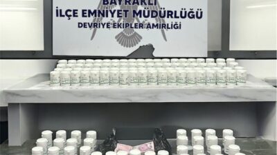 İzmir’in Bayraklı ilçesinde gerçekleştirilen bir operasyonda, 6 bin 776 adet