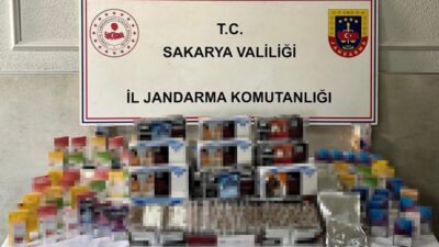 Sakarya’da jandarma ekipleri tarafından gerçekleştirilen operasyonlarda, Serdivan, Sapanca ve Erenler