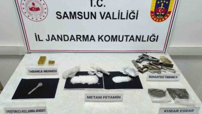 Samsun ilinde jandarma tarafından gerçekleştirilen bir uyuşturucu operasyonunda bir kişi