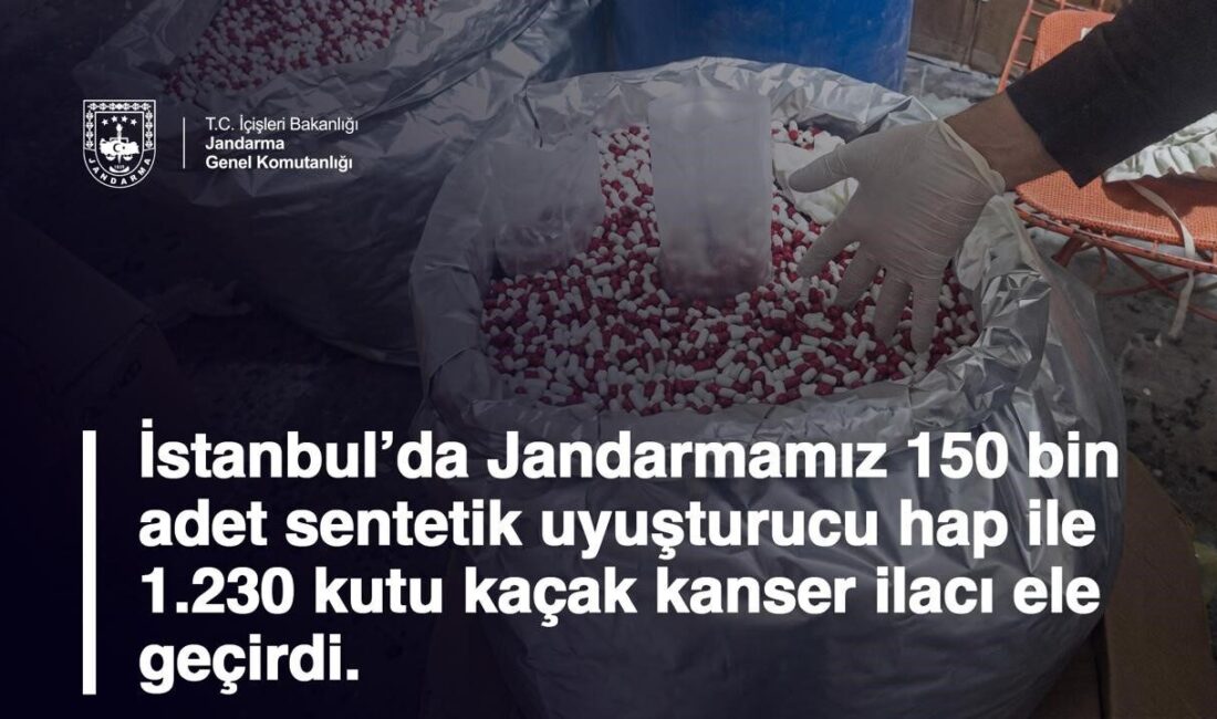 İstanbul Cumhuriyet Başsavcılığı ile koordineli bir operasyonda Jandarma Genel Komutanlığı