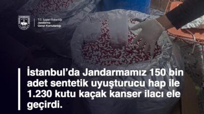 İstanbul Cumhuriyet Başsavcılığı ile koordineli bir operasyonda Jandarma Genel Komutanlığı