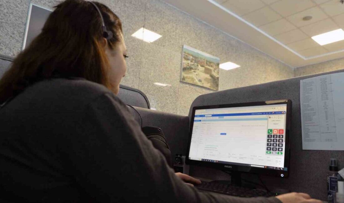 Kahramanmaraş Büyükşehir Belediyesinin ’Alo 153 Çağrı Merkezi’, modern teknoloji ve