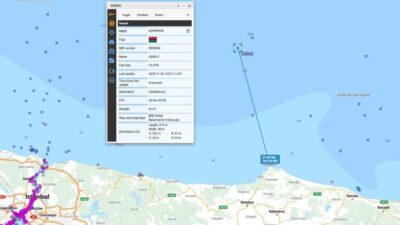 Kocaeli’nin Kandıra ilçesi Kefken açıklarında yabancı bir gemide yangın çıktı.