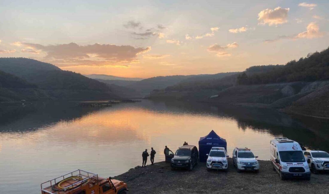 Kastamonu’nun Daday ilçesinde bir baraj gölünde balıkçılar tarafından bir erkek