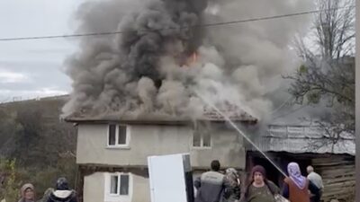 Taşköprü ilçesindeki bir ev yangını, itfaiye ekiplerinin müdahalesi sonucu kontrol