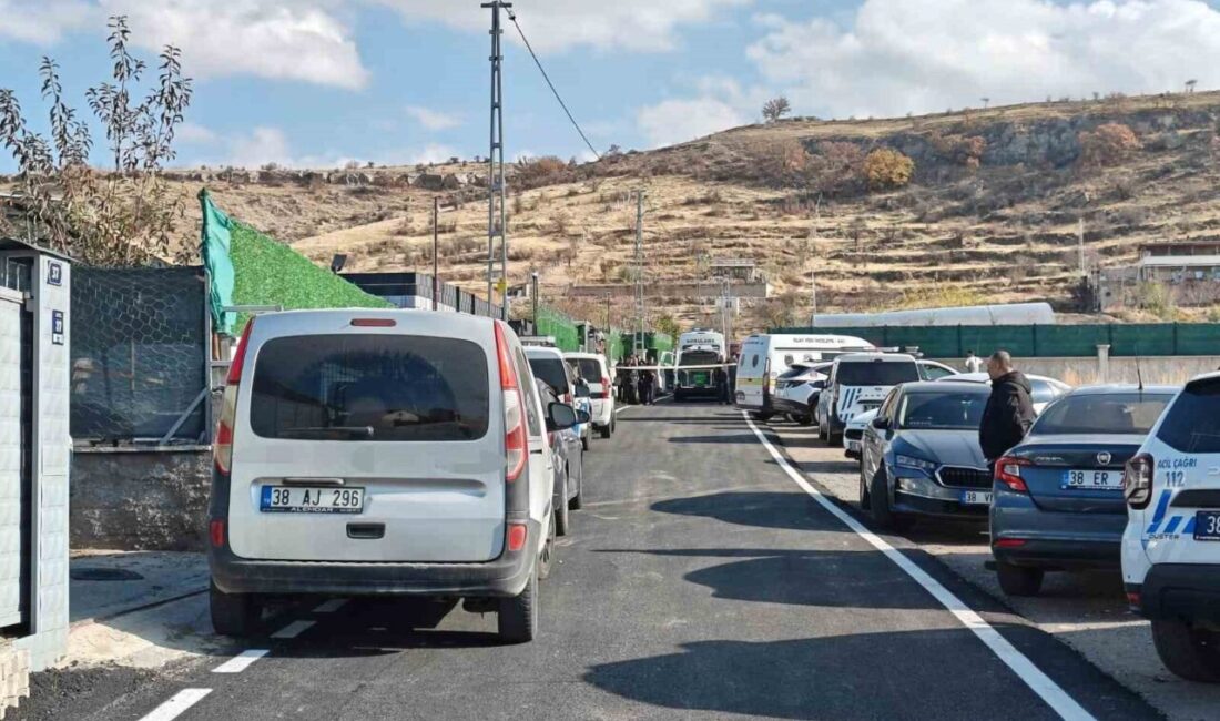 Kayseri’nin Melikgazi ilçesinde, miras meselesi yüzünden çıkan anlaşmazlık sonucunda bir