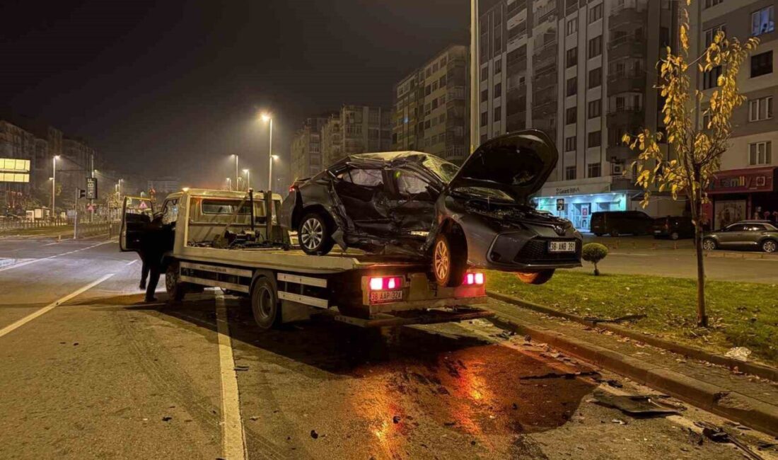Melikgazi ilçesinde meydana gelen trafik kazasında, Alpaslan Mahallesi Sivas Bulvarı’nda