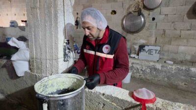 Kilis’te bir evin altında kaçak olarak peynir ve yoğurt üretimi