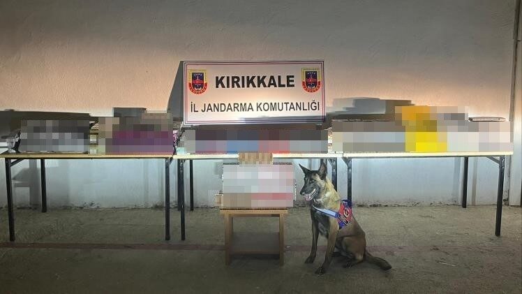 Kırıkkale’de kaçak ürün ticaretine yönelik gerçekleştirilen operasyonda, piyasa değeri yaklaşık