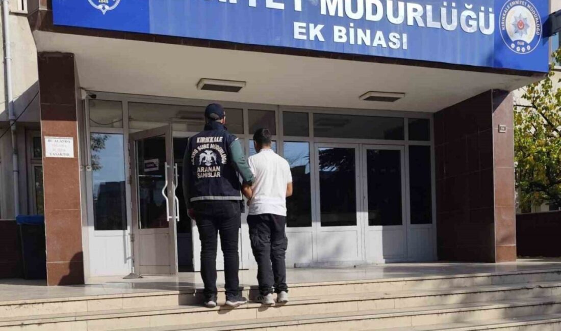 Kırıkkale’de polis ekiplerince düzenlenen operasyonda, hakkında 23 yıl 5 ay