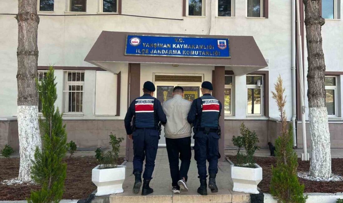Kırıkkale’de 7 yıl 6 ay hapis cezasıyla aranan şahıs, jandarma