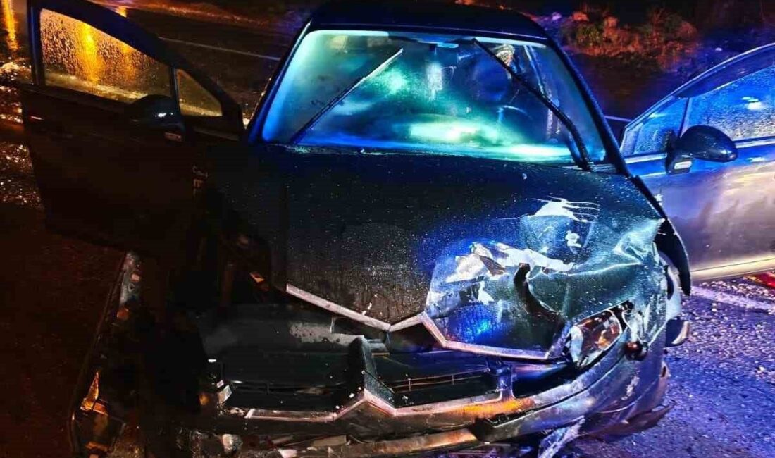 Kırklareli’nde dün gece meydana gelen zincirleme trafik kazası, yağışlı havanın