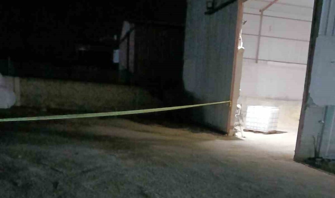 Kırşehir’in Boztepe ilçesinde, bir mandırada meydana gelen feci iş kazası