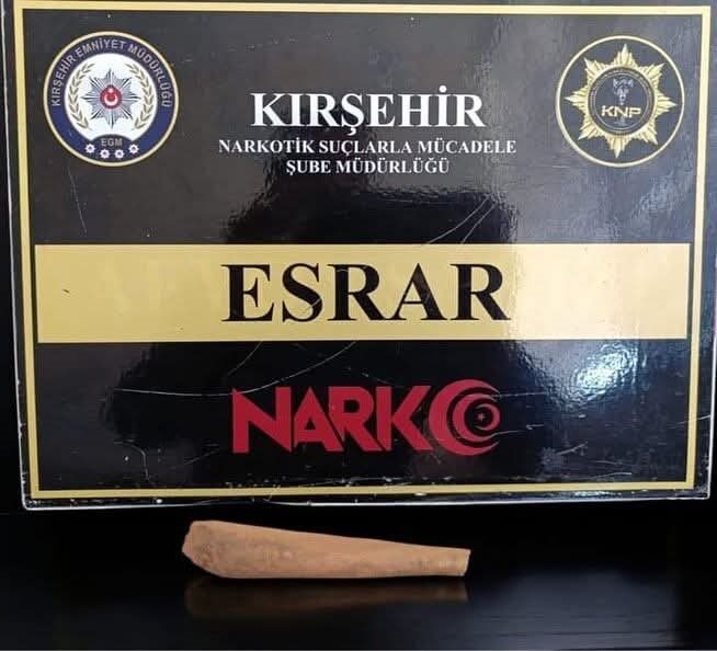 KIRŞEHİR(İHA)– Kırşehir Cumhuriyet Başsavcılığı koordinesinde, İl Emniyet Müdürlüğü Narkotik Suçlarla