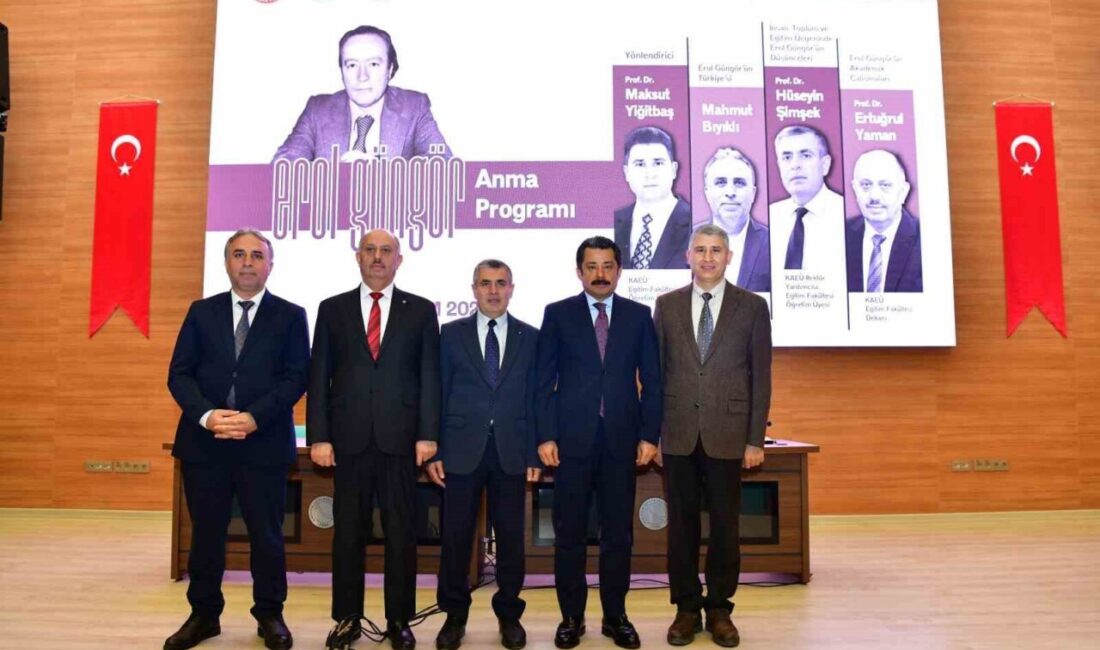 Yazar Prof. Dr. Erol Güngör’ün anısına düzenlenen etkinlik gerçekleştirildi. Ahi