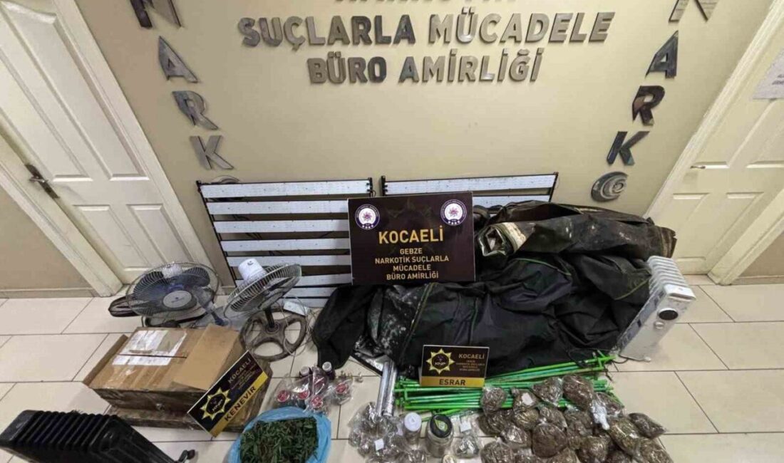 Kocaeli genelinde son 20 gün içerisinde gerçekleştirilen narkotik operasyonlarında 75