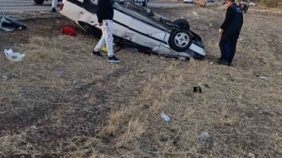 Konya’nın Hüyük ilçesinde meydana gelen trafik kazasında 1’i ağır 5
