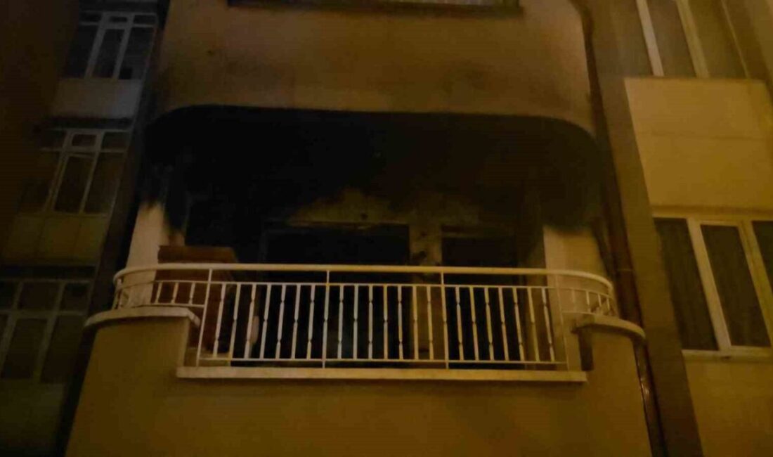 Kütahya’da, Atakent 75. Yıl Mahallesi’nde bulunan 9 katlı bir apartmanın