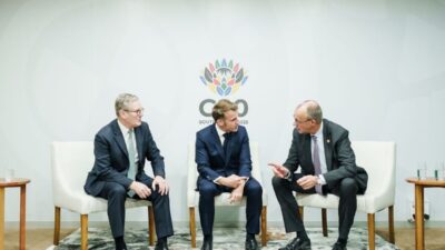 Güney Afrika’da düzenlenen G20 zirvesine katılan Almanya, İngiltere ve Fransa’dan