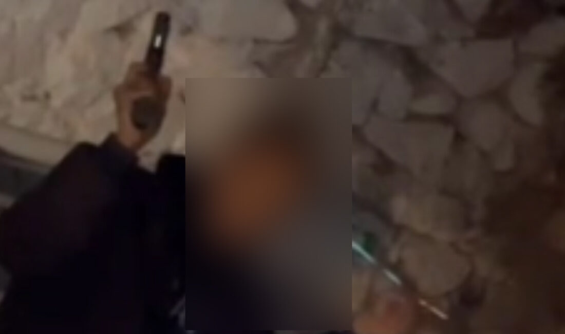 Yozgat’ın Yerköy ilçesinde, sosyal medyada paylaşılan ve bir kişinin havaya