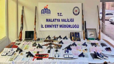 Malatya’da polis ekipleri tarafından gerçekleştirilen operasyonda, “yağma, tefecilik ve kumar