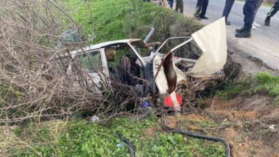Manisa’nın Kırkağaç ilçesinde meydana gelen trafik kazasında 2 kişi yaralandı.