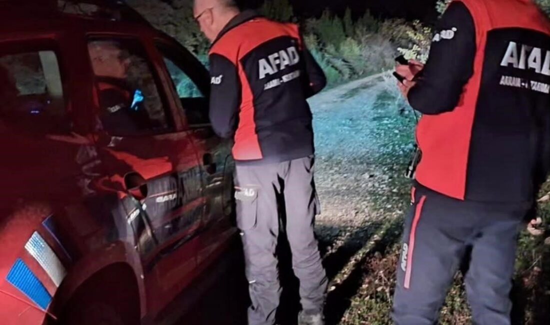 Menderes ilçesinde bir vatandaş, mantar toplamak için girdiği ormanda kaybolmuş