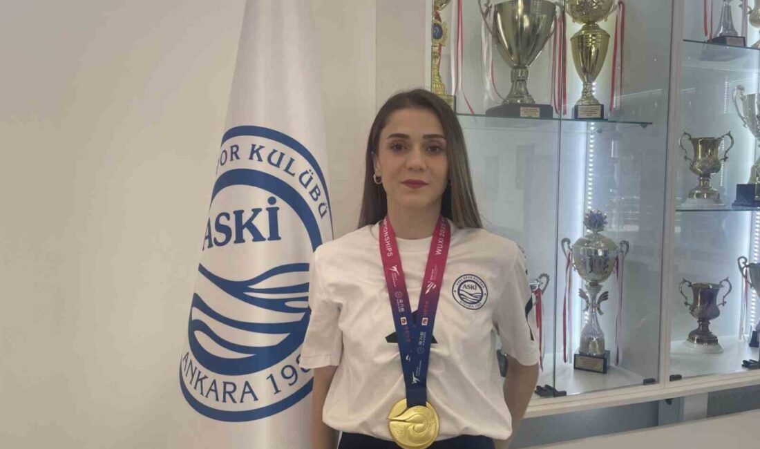 2025 Dünya Taekwondo Şampiyonası’nda 53 kiloda şampiyon olan milli taekwondocu
