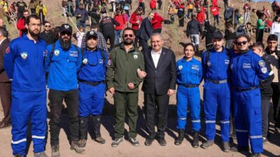 Keçiören’de 11 Kasım Milli Ağaçlandırma Günü’nde fidan dikim etkinliği yapıldı.