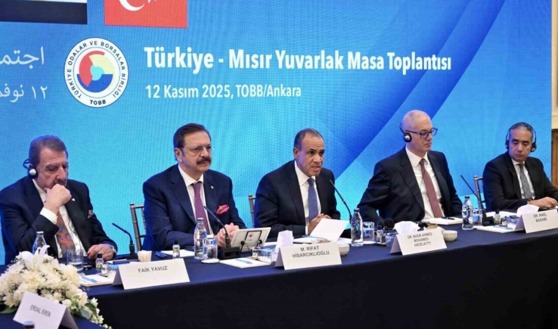 Mısır Dışişleri Bakanı Bedr Abdulati, Ankara’da Türkiye Odalar ve Borsalar