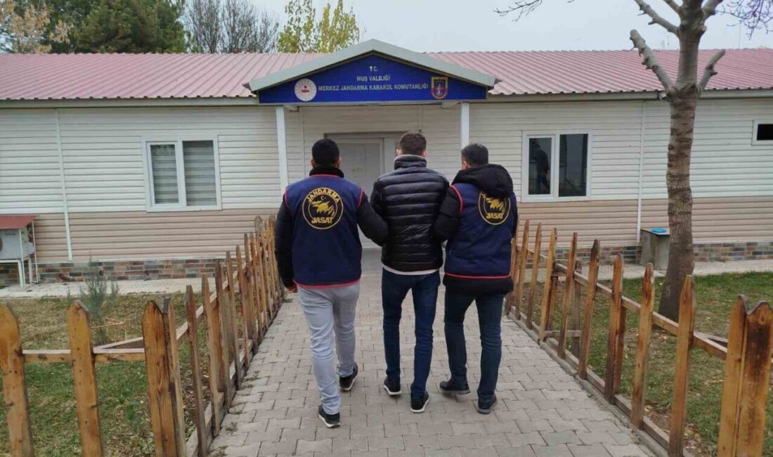 JASAT ekipleri, aranmakta olan Ö.A. isimli şahsı Muş il merkezinde