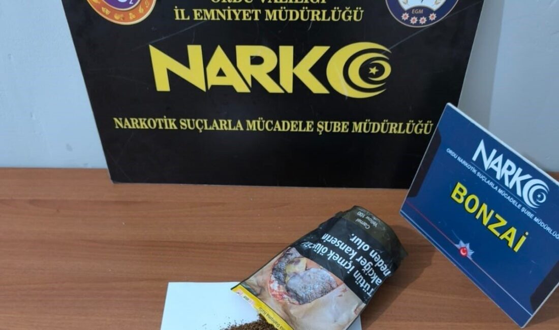 Ordu’da polis ekipleri tarafından düzenlenen operasyonlarda 7 şüpheli uyuşturucu satıcısından
