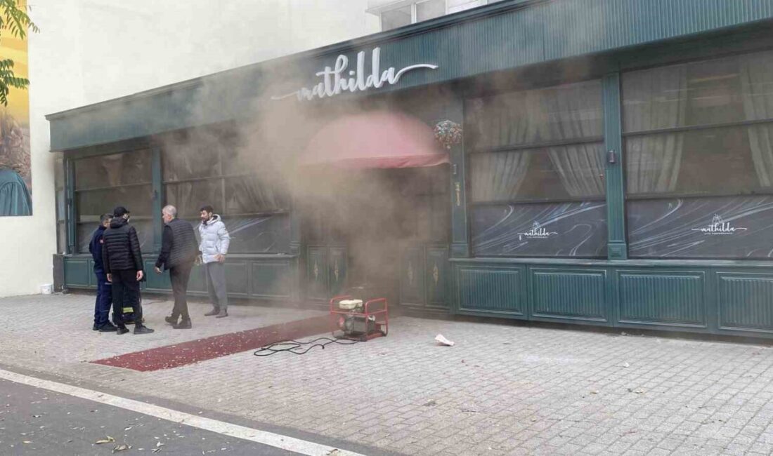 Eskişehir’de bir otelin altındaki restoranda meydana gelen yangın nedeniyle 152