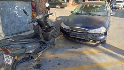 Aydın’ın Efeler ilçesinde meydana gelen trafik kazasında 1 kişi yaralandı.