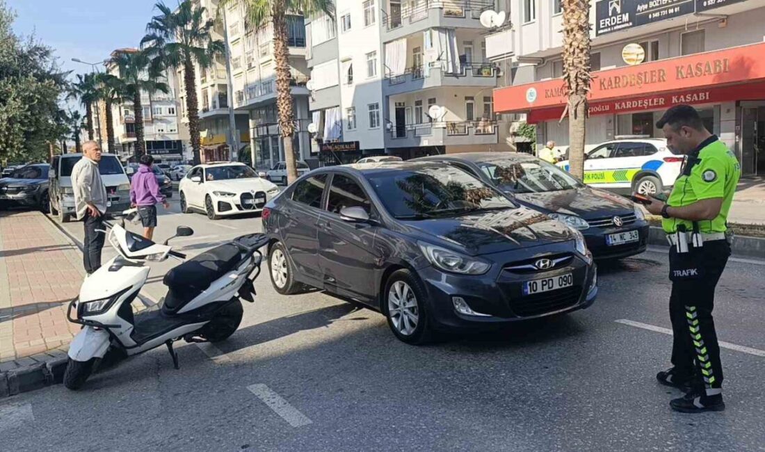 Manavgat ilçesinde bir kaza meydana geldi. Bahçelievler Mahallesi Çetin Emeç