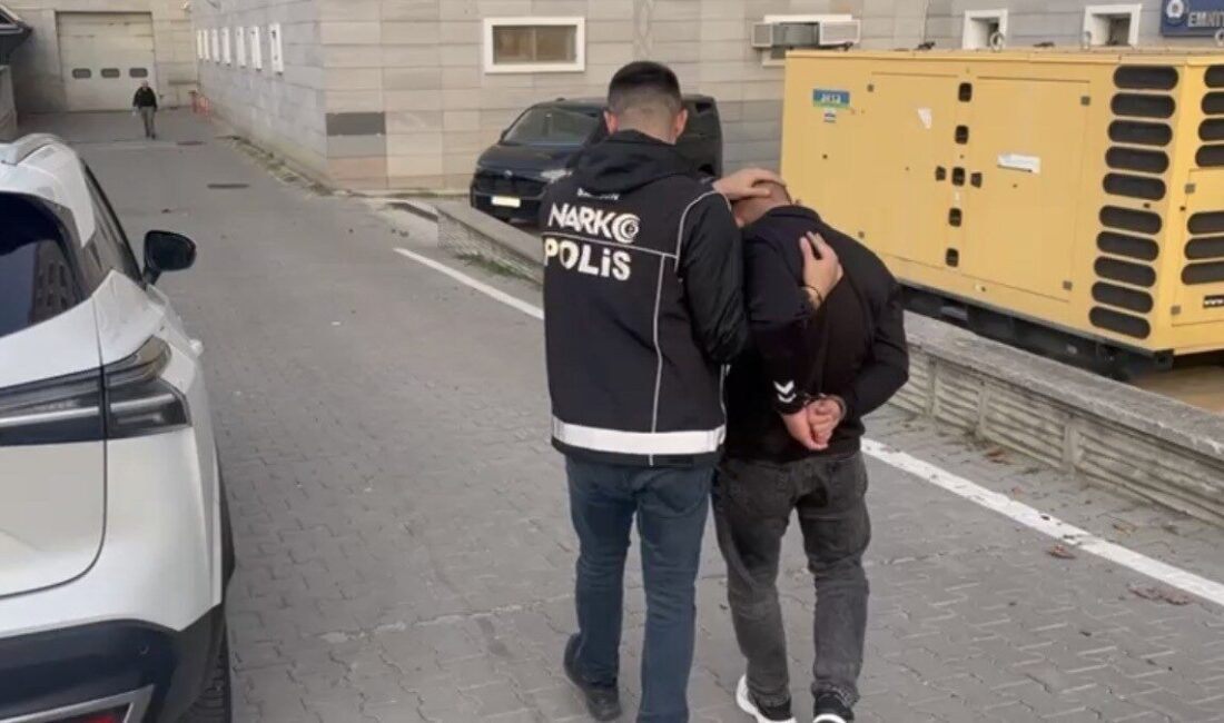 Samsun’da, uyuşturucu suçundan aranan bir şahıs, 16 yıl 3 ay