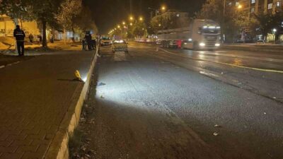 Şanlıurfa’nın Siverek ilçesinde, bir yayayı yolun karşısına geçmeye çalışırken vuran