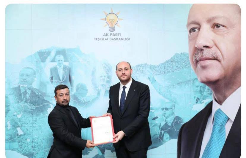 AK Parti Yerköy İlçe Başkanı Selahattin Atalay’ın kendi isteğiyle görevinden