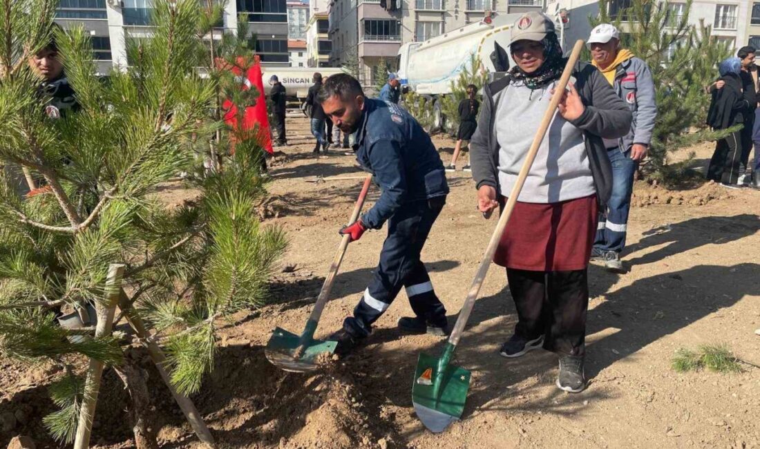 Sincan Belediye Başkanı Murat Ercan, “Sincan’da kişi başına düşen yeşil