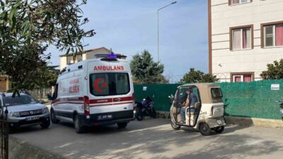 Sinop’ta bir yaşlı adam, evinin önündeki ağacı budarken merdivenden düşerek