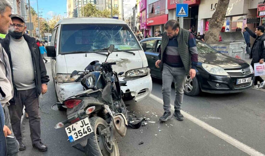 Tekirdağ’da meydana gelen korkunç bir kaza, sol şeritte ilerleyen bir