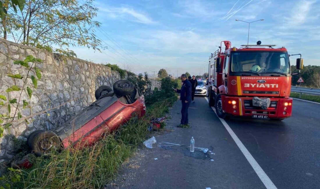 Samsun’un 19 Mayıs ilçesinde meydana gelen trafik kazasında 2 kişi