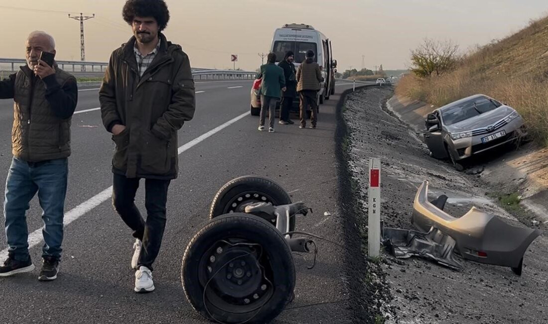 Tekirdağ’ın Çorlu ilçesinde meydana gelen feci kaza, dikkat çekici detaylarla