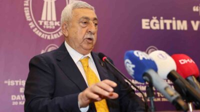 TESK Genel Başkanı Bendevi Palandöken, vergi sisteminin adil olması gerektiğini