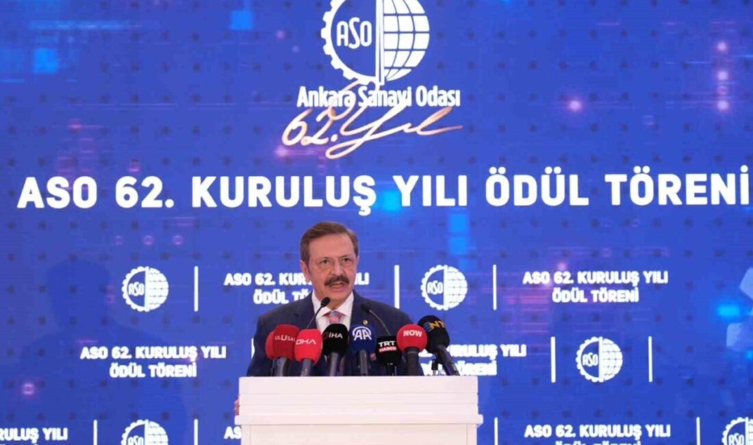 Türkiye Odalar ve Borsalar Birliği (TOBB) Başkanı Rifat Hisarcıklıoğlu, Ankara
