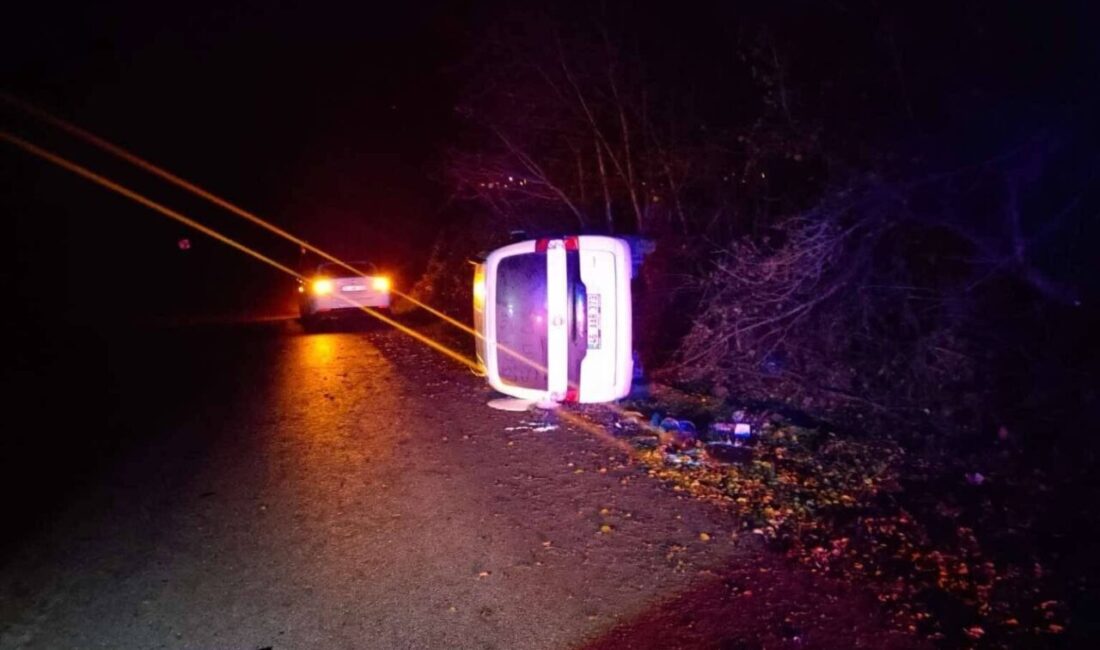 Turhal ilçesine bağlı Çamlıca köyünde meydana gelen trafik kazasında bir